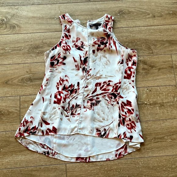 WHBM Maura Floral Shell Top Size XS - Picture 4 of 6